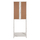 Mobilie për rrobalarëse Terry melamine 64×29×181 cm (HM9122.12), bardhë