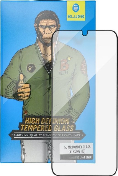 Xham mbrojtës 5D Mr. Monkey Glass për iPhone 15 Plus, full cover, 0.26mm, transparent