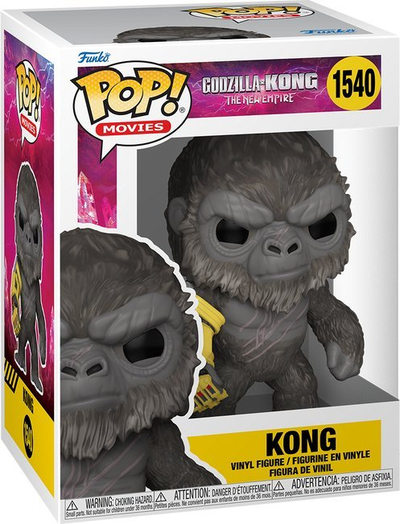 Figurë vinili Funko Pop Movies, Godzilla x Kong The New Empire Kong, koleksion, gri