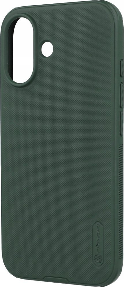 Kapak telefoni Nillkin Super Frosted PRO, për iPhone 16, TPU, jeshile e errët