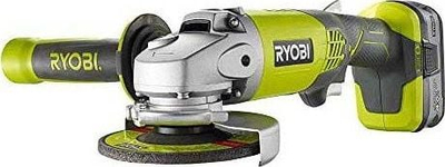 Аголна брусилка на батерија Ryobi R18AG-140S, 18V, 4.0Ah, зелена