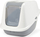 Tualet për mace Savic Nestor Gigante, i mbyllur, me filtër kundër erës, gri