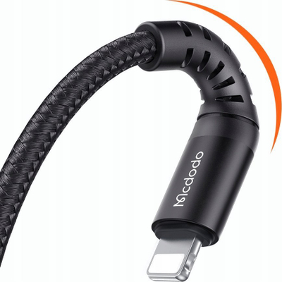Kabllo kariku i shkurtër Mcdodo USB Lightning, 20cm, 20W, i zi