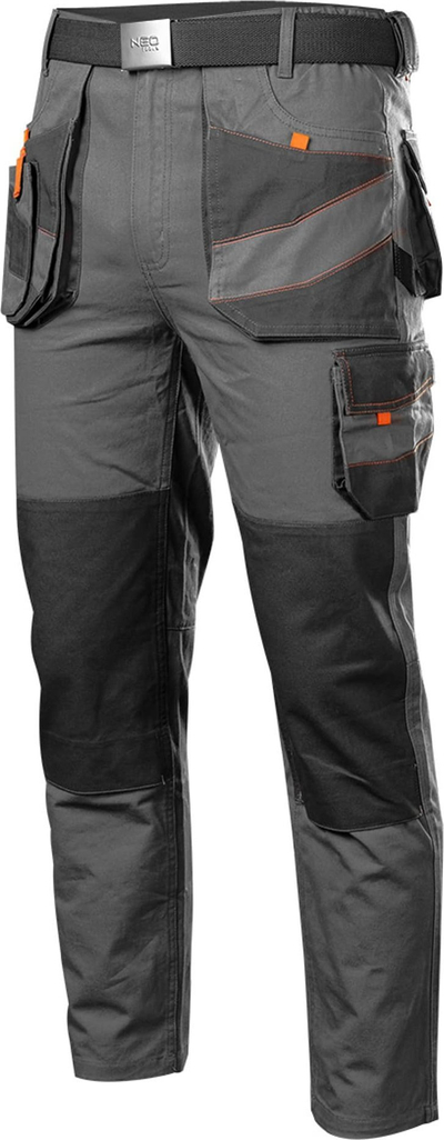 Pantallona pune Neo Work Trousers, 100% pambuk, madhësia XXXL, gri