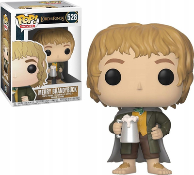 Figurë Funko POP Lord of the Rings Merry Brandybuck, vinyl, 9 cm, me shumë ngjyra