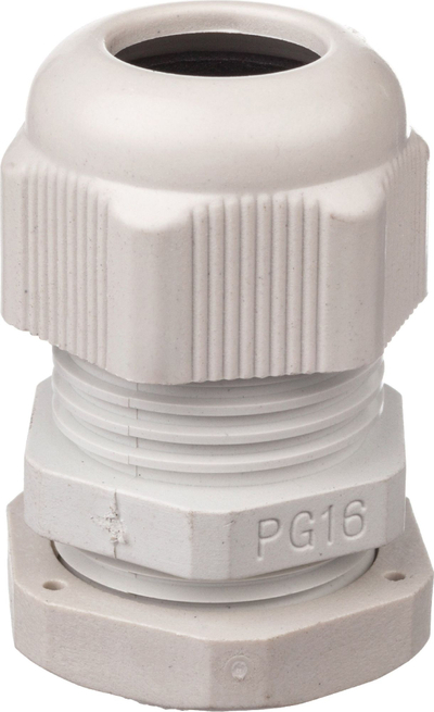 Kapak kabllor poliamid Ergom PG16, për 10-14mm, gri