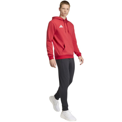 Bluzë me kapuç Adidas Entrada 22, për burra, e kuqe