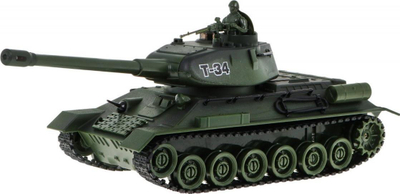 Set lodrash tanke Ramiz Tiger vs T-34, R/C 1:28, 2.4GHz, shumëngjyrësh