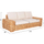 Set kopshti lounge 3-pjesësh Tropel (HM11941), bardhë