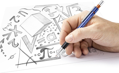 Laps mekanik Staedtler Mars Micro, set me 3 copë, mina B, i zi