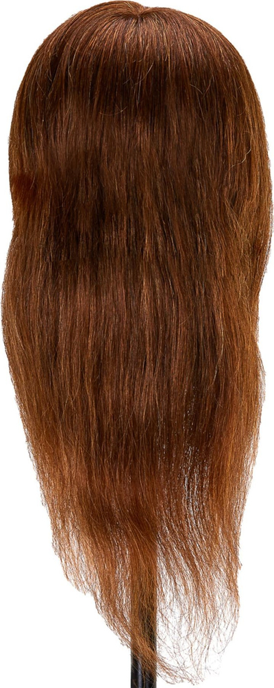Kokë trajnimi floktarie Gabbiano Wz1, flokë natyralë, 16", kafe