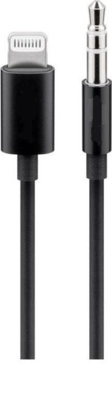 Kabllo audio PremiumCord Lightning në 3.5mm, 1m, e zezë
