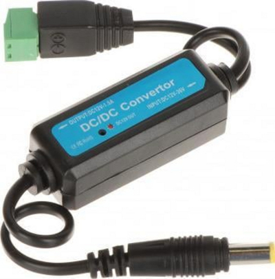 Modul konvertues DC/DC AD-DC/DC-06, hyrje 12–36V, dalje 12V, i zi