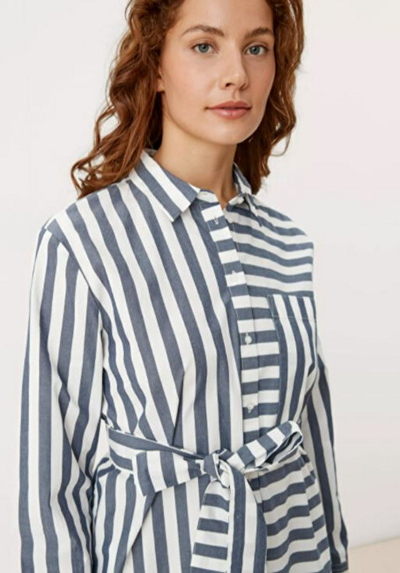 Фустан S.Oliver Regular Fit, бел/син