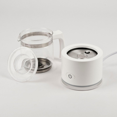 Rrahëse elektrike qumështi Retro Italian ML70, 250 ml, enë qelqi, e bardhë