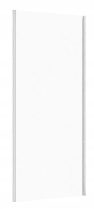 Mur dushi Cersanit Larga, 90 cm, xham i kalitur 6 mm, krom
