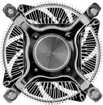 Ftohës procesori Titan DC-155A915Z/RPW, 95 mm, PWM, i zi