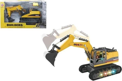 Lodër eskavator Swede Excavator, me drita edhe zëra, me bateri, shumëngjyrëshe