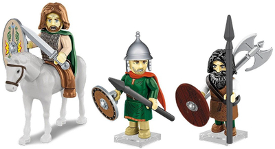 Set ndërtimi COBI German Warriors 20075, figura luftëtarësh, Imperium Romanum