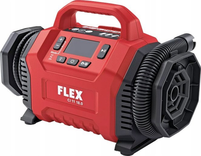 Портабелен инфлатор Flex CI 11 18.0, 18V, дигитален екран, црвен
