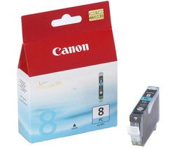 Ngjyrë Canon CLI-8PC, blu e çelët për foto