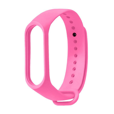 Rrip silikoni për smartband Xiaomi Mi Band 5 6, i rregullueshëm, rozë