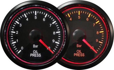 Мерач за притисок на масло Auto Gauge T270, 52mm, дигитален, црн