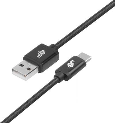 Kabllo USB në USB C TB Touch, 1.5m, 3A, e zezë