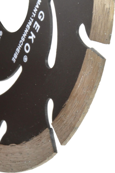 Дијамантски диск за сечење Geko G00287, 125mm, дупка 22.2mm, црн