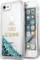 Mbulesë telefoni Guess GUHCP7GLUQ, iPhone 6 6s 7 8, Party Glitter Liquid, blu