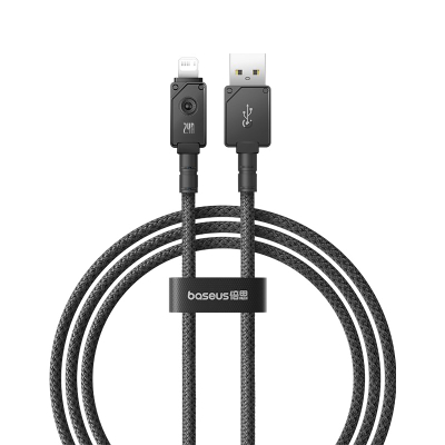 Kabllo USB Baseus Cafule USB A në Lightning, 1 m, 2.4A, e zezë