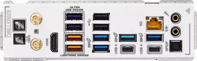 Pllaka amë ASRock X870E Challenger WiFi White, AM5, DDR5, ATX, e bardhë