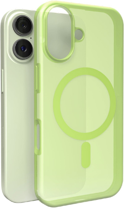 Mbulesë mbrojtëse Puro për iPhone 17, silikoni, jeshile