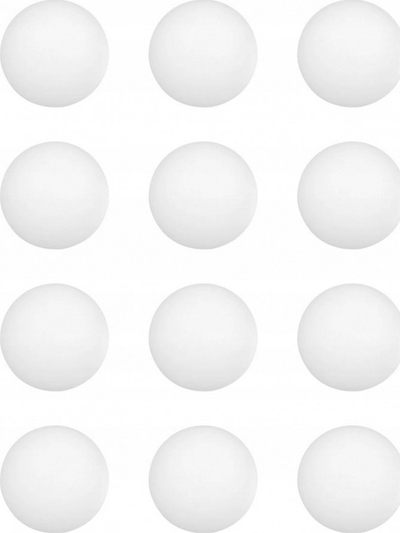 Topa pingpongu Mega Creative 532489, set me 12 copë, të bardhë