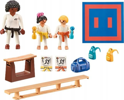 Set lojrash Playmobil 71186 Karate Class, 21 pjesë, figurina 7.5cm, shumëngjyrësh
