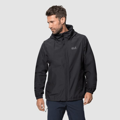 Xhaketë Jack Wolfskin Stormy Point, XXL, e zezë