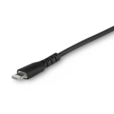 Kabllo USB StarTech RUSBCLTMM1MB, USB C në Lightning, 1 m, i zi