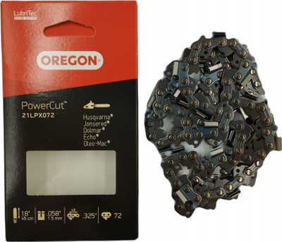 Zinxhir sharrë motorike Oregon 21LPX072E, 18", 72 hallka, metalik