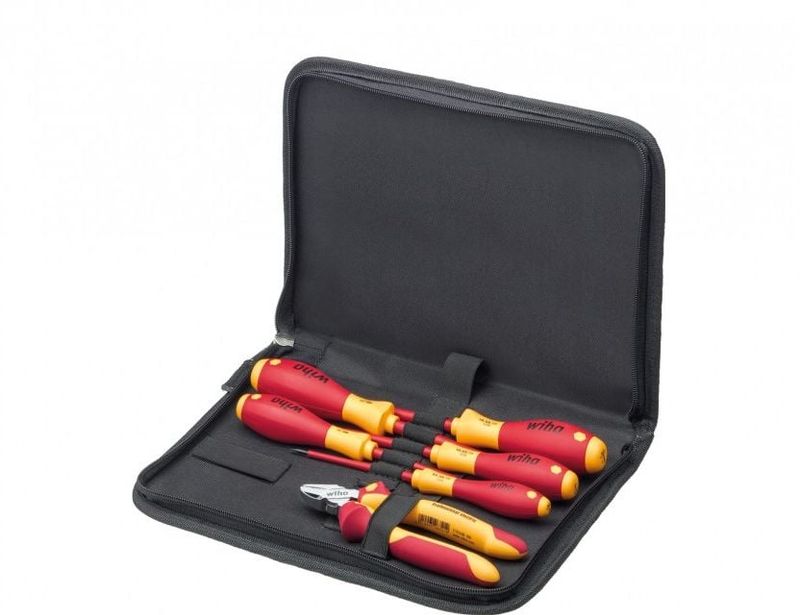 Set veglash izolues Wiha 33969, 6 copë, 1000V
