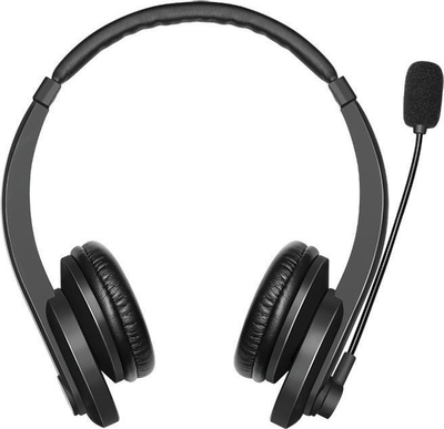Kufje Bluetooth LogiLink, stereo, me mikrofon mren, ngjyrë e zezë