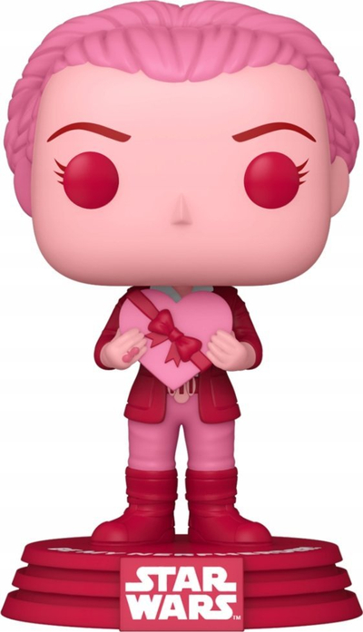Figurë koleksioni Funko POP Star Wars Princesha Leia Valentines, vinyl, 9cm, rozë