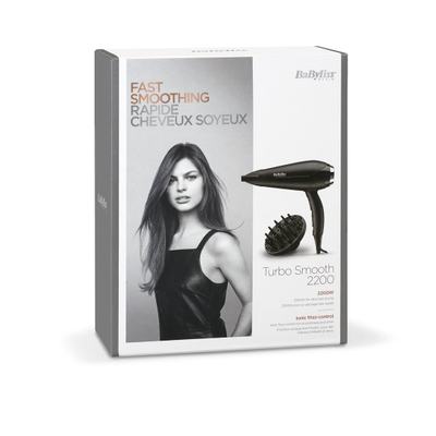 Tharëse flokësh BaByliss D572DE, 2200W, jonizim, e zezë
