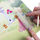 Set kreativ Derform Decalcomania Princesses, me sfonda dhe ngjitëse transferuese
