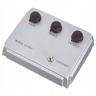 Pedal overdrive Warm Audio Centavo Limited Edition 2024, për kitarë, ngjyrë argjend