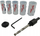Set shpuesesh rrethore Milwaukee Hole Dozer, 7 copë, për metal dhe plastikë, në kuti të kuqe