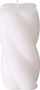 Qiri dekorativ Boltze, 14 cm, i bardhë, spirale