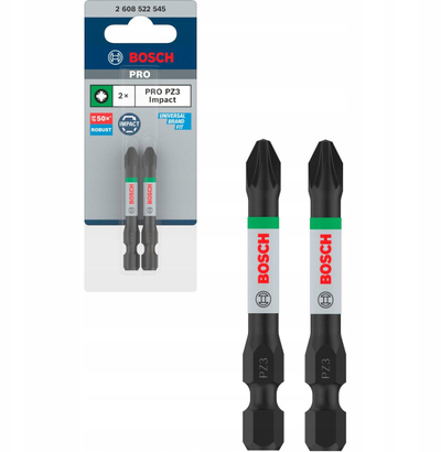 Бит шрафцигер Bosch Pro Impact Control PZ3, 55mm, сет 2 парчиња