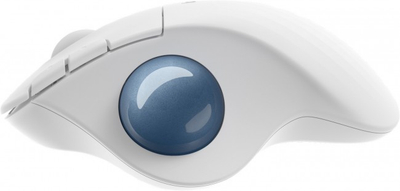Mouse pa tel Logitech ERGO M575, me trackball, Bluetooth, i bardhë