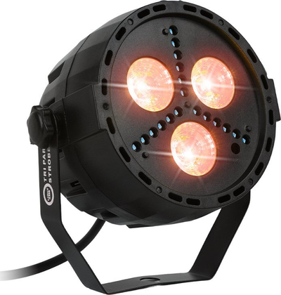 Reflektor LED LIGHT4ME TRI PAR STROBE, RGB, efekt strobe, i zi