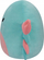 Lodër pellushi Squishmallows Isler, 14\", gaforre rozë me mente